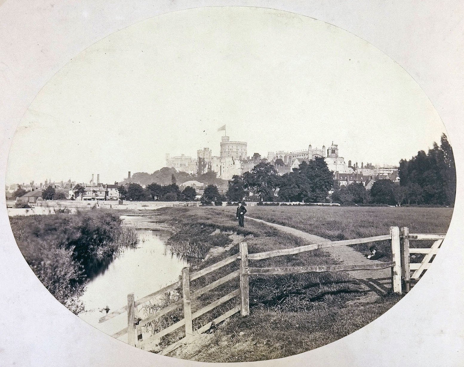 Windsor nad Tamizą, fot. Arthur James Melhuish, ok. 1860