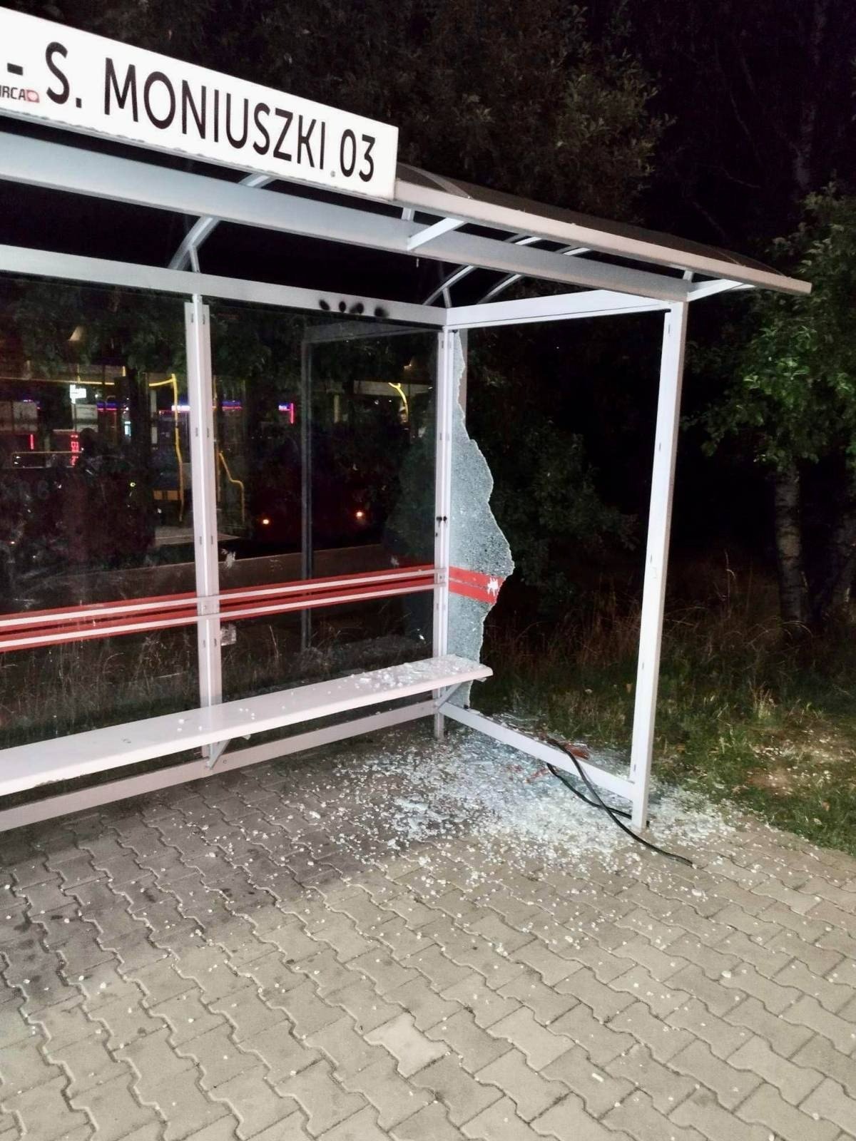 Przystanek przy ul.Moniuszki