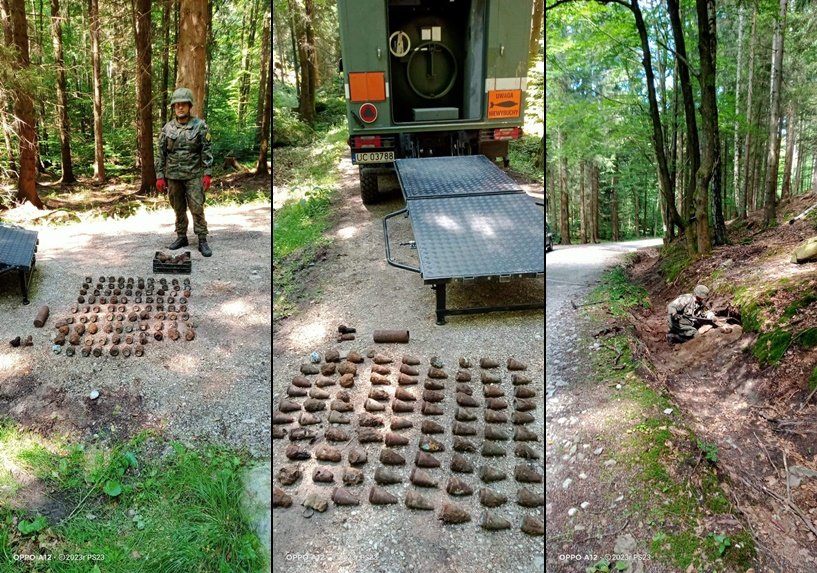 Fot. Patrol Saperski z 23 Śląskiego Pułku Artylerii w Bolesławcu.