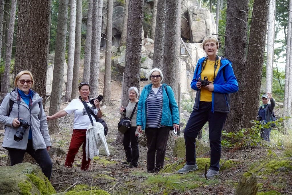 Na plenerze fotograficznym.