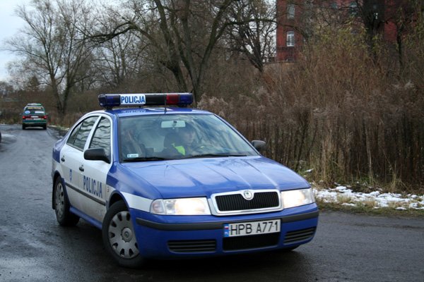 Na miejsce zdarzenia przyjechała policja.