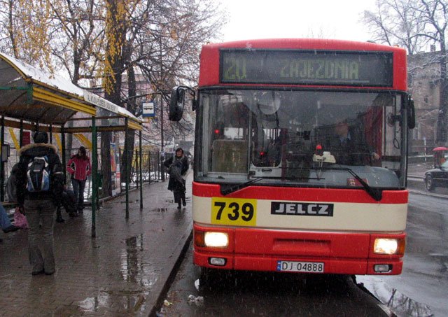 Lokalizacja wielu przystanków (na zdjęciu ten przy urzędzie miasta) nie budzi kontrowersji. W Cieplicach jest inaczej.