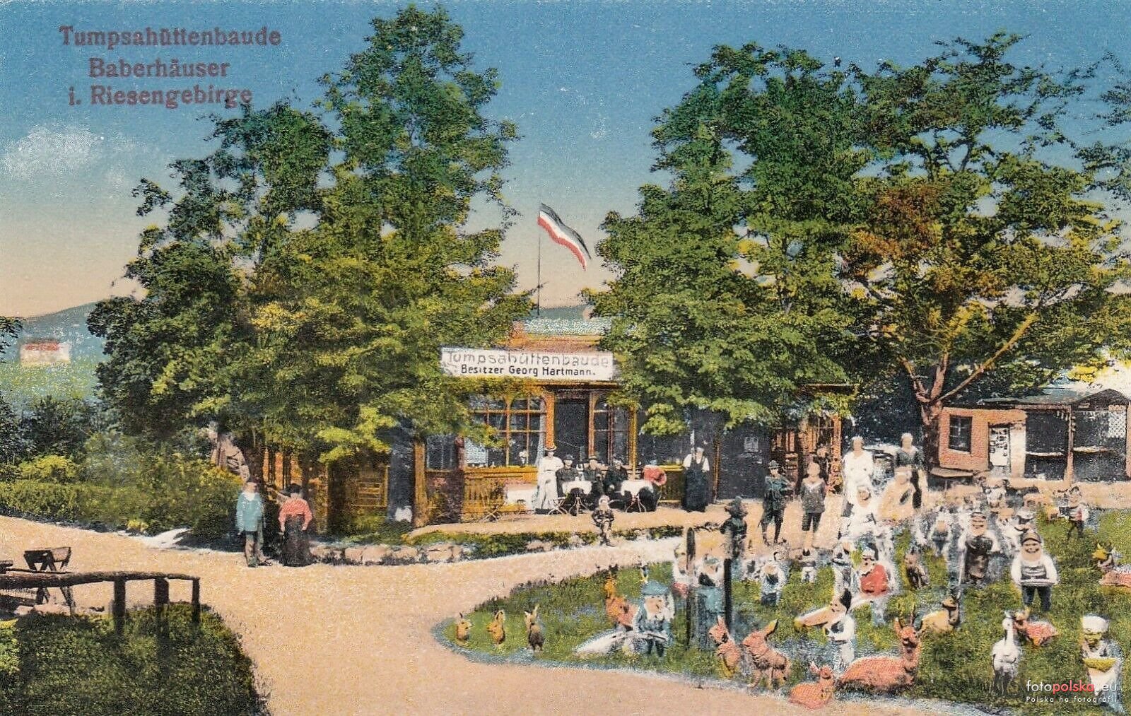 Lata 1905–1910 , Dawne Tumpsahüttenbaude Georga Hartmanna w Borowicach