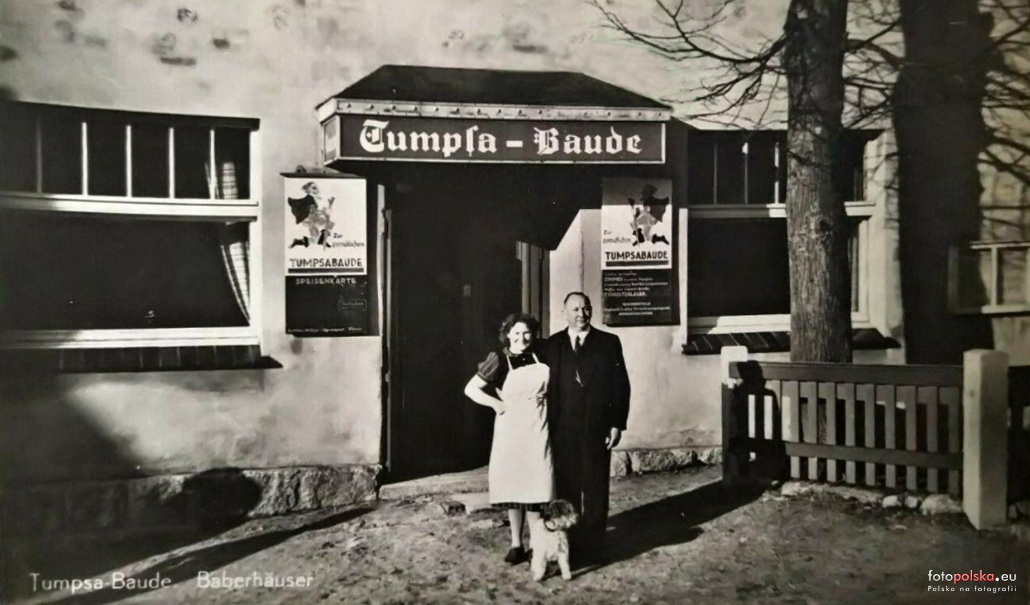 Lata 1940–1944 , Wejście do schroniska, wtedy Tumpsa–Baude