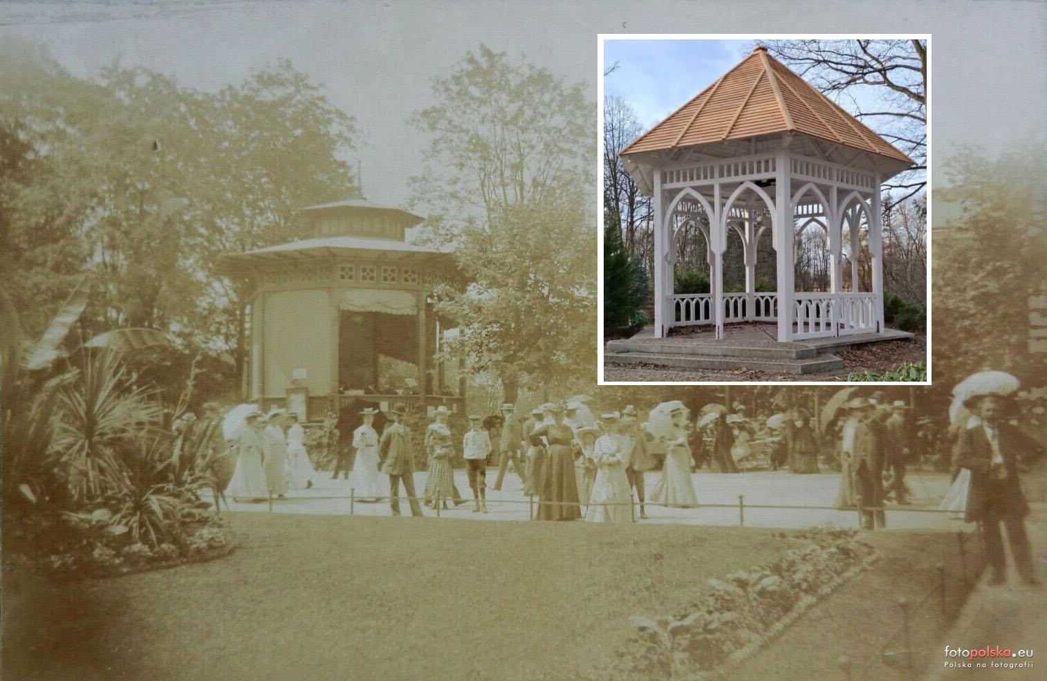 Trzeba przyznać, że przed laty cieplicka altanka cieszyła się większą popularnością niż obecnie. fot. fotopolska.eu