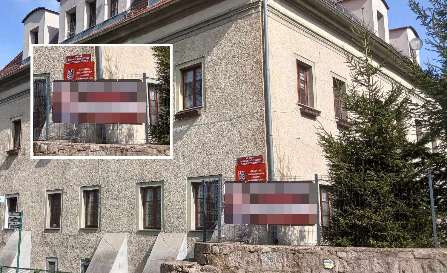 Na płocie przy DPS w Janowicach każdy może agitować