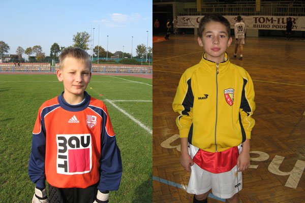 Michał Bajerski (po lewej) został najlepszym bramkarzem turnieju a Konrad Andrzejczak zdobył najwięcej goli dla swojej drużyny.