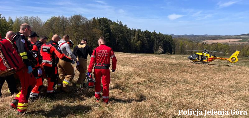 Wypadek paralotniarza na Górze Szybowcowej – szczęście w nieszczęściu?