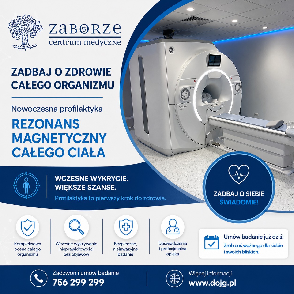 Rezonans magnetyczny całego ciała dostępny dla pacjentów