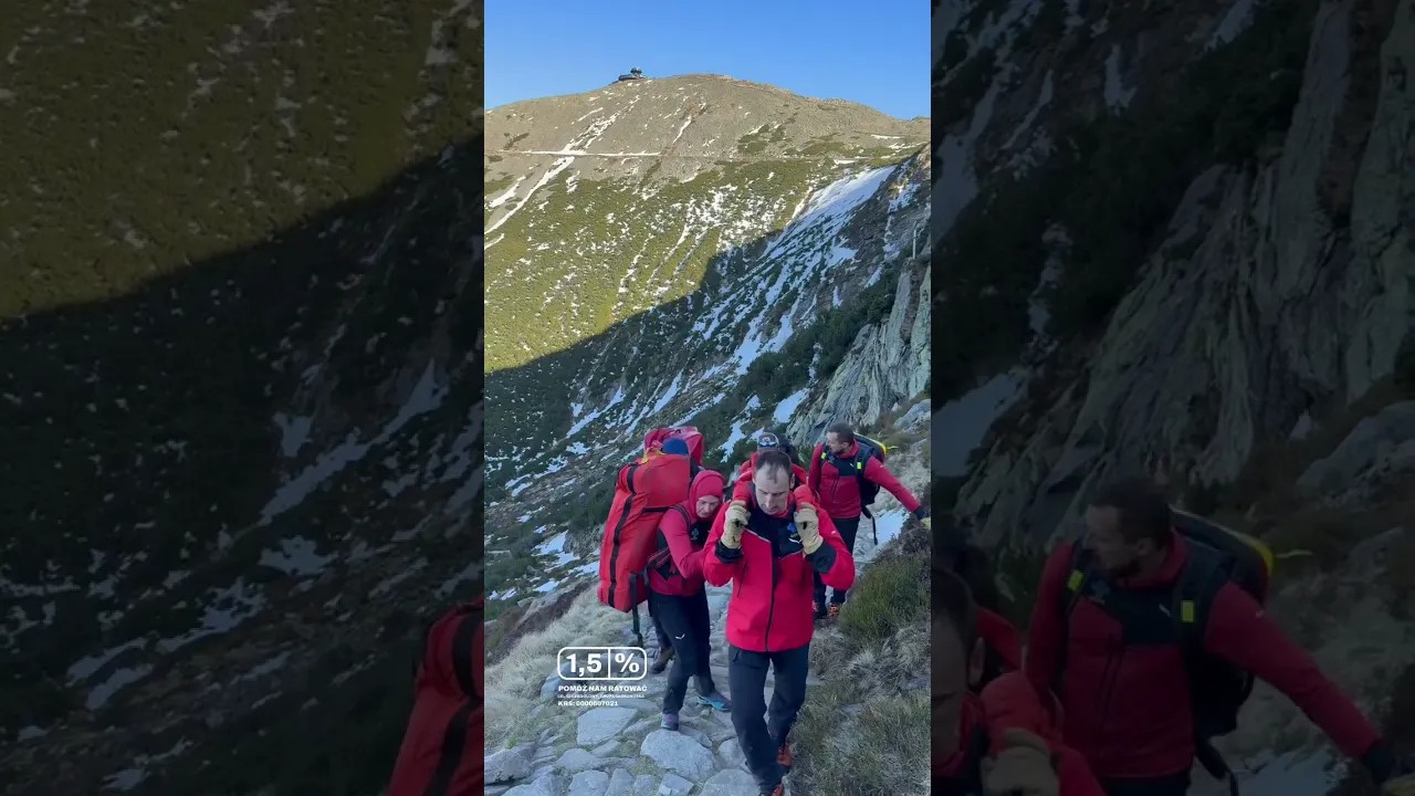 Wypadek w Karkonoszach