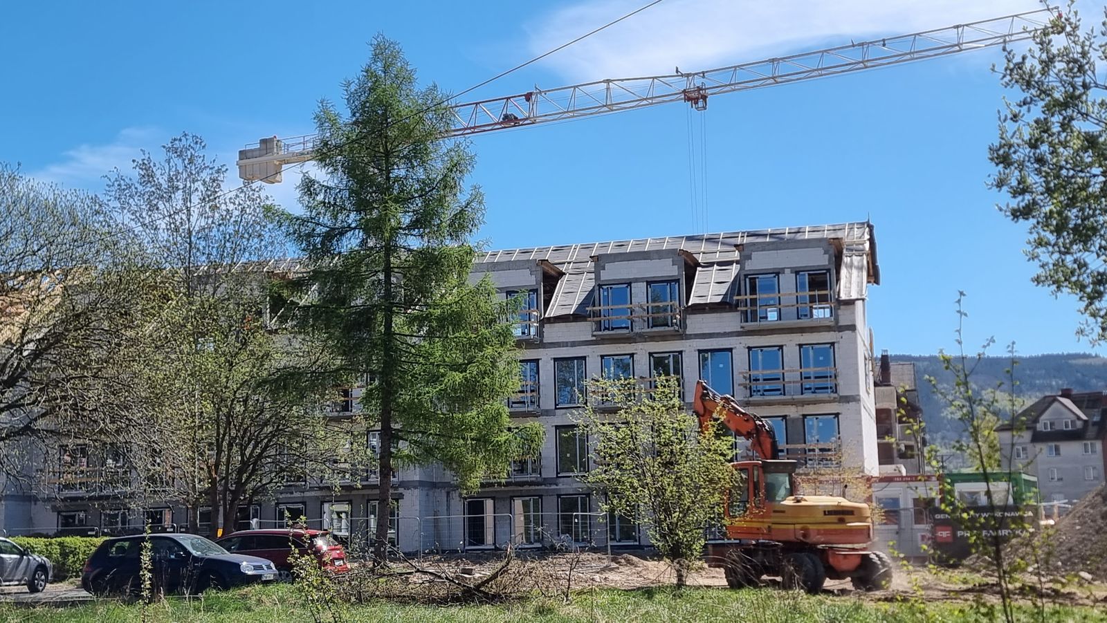 Inwestycja w Kowarach: budynek TBS już stoi