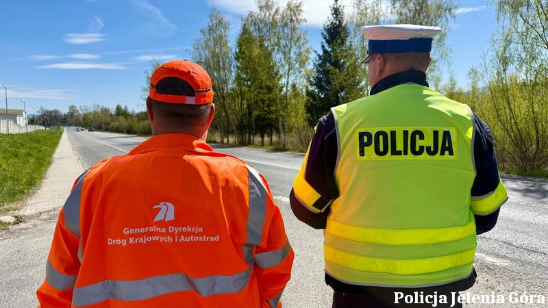 Jeleniogórska drogówka i GDDKiA razem dla bezpieczeństwa na DK 5