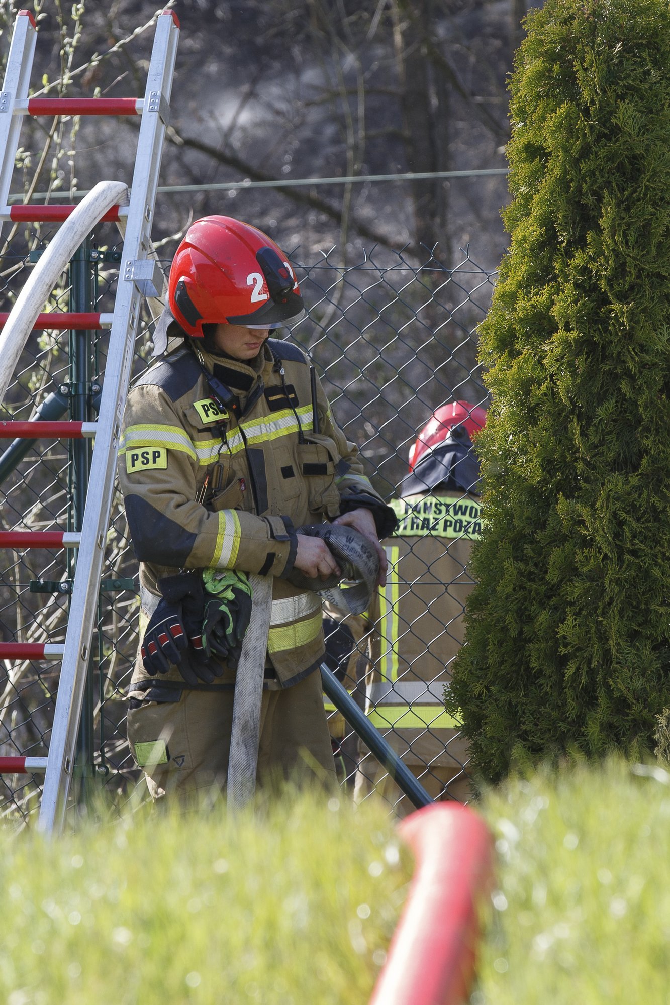 Pożar spod kół pociągu?