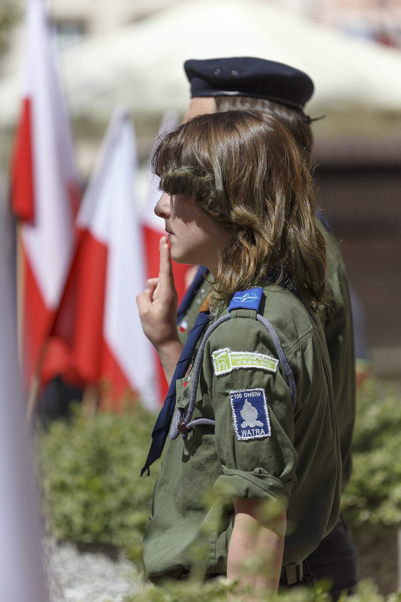 Biało–czerwony Plac Ratuszowy