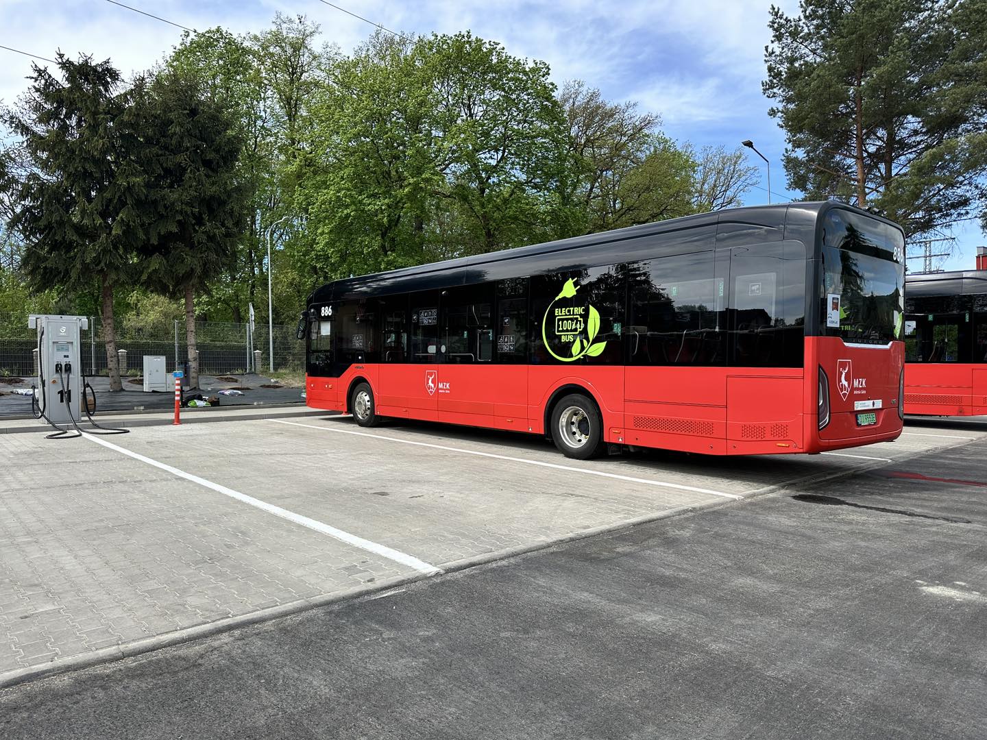Nowoczesna zajezdnia dla elektrycznych autobusów