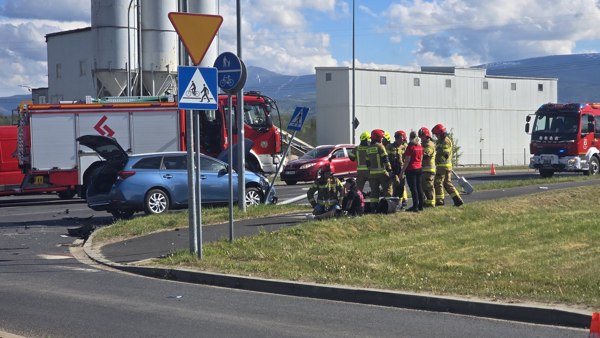 Duże zderzenie na Spółdzielczej