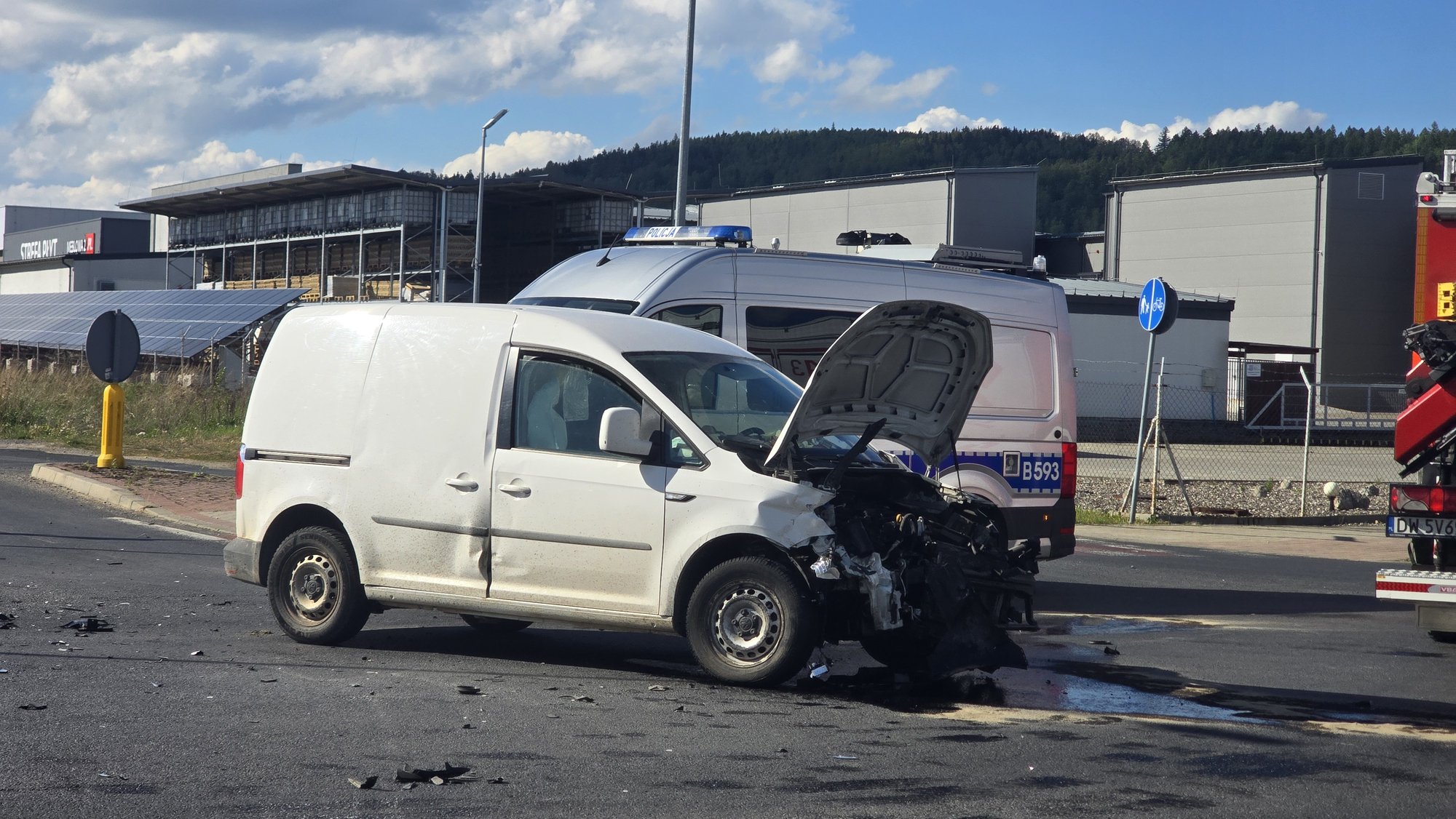 Duże zderzenie na Spółdzielczej