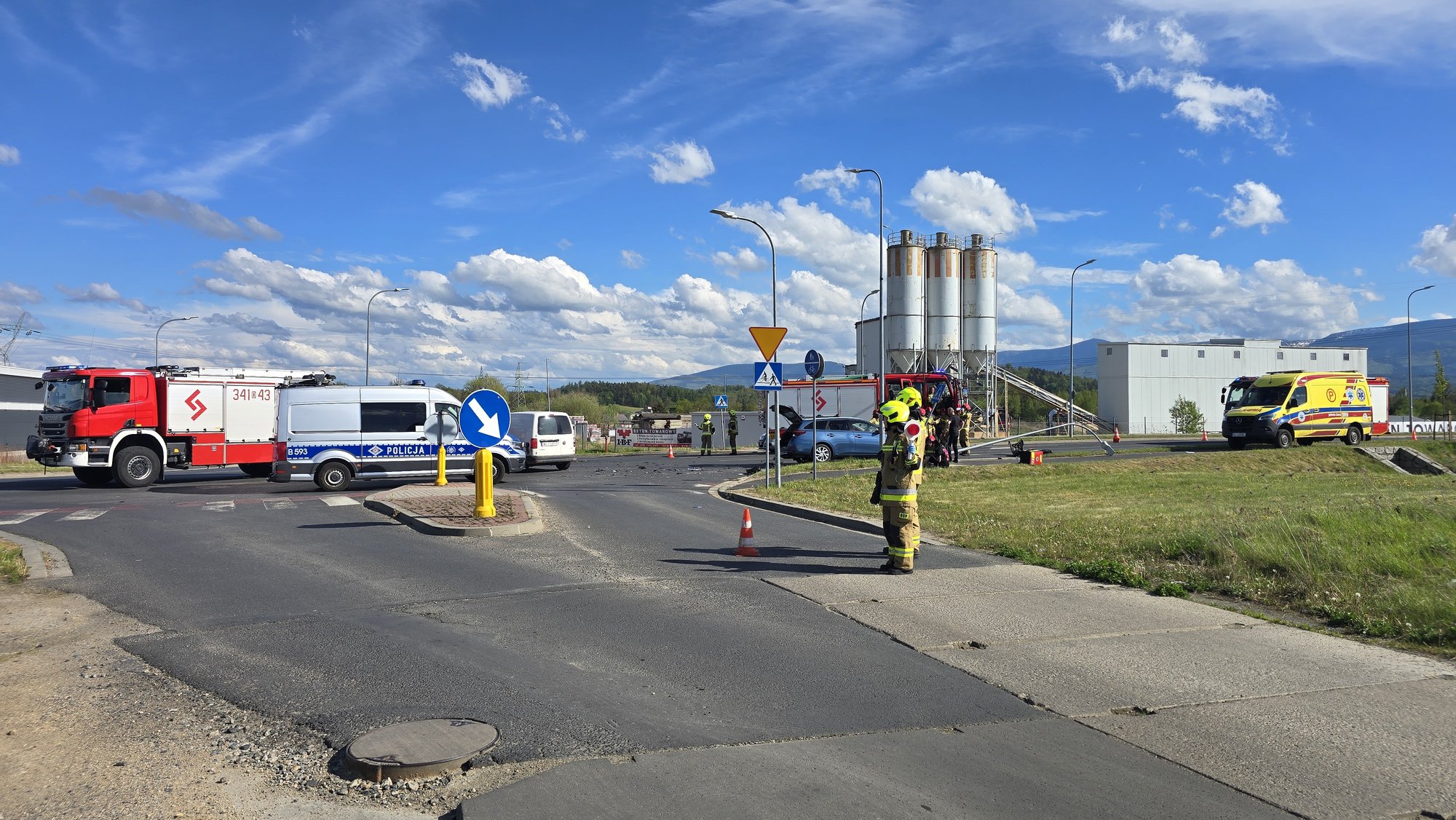 Duże zderzenie na Spółdzielczej