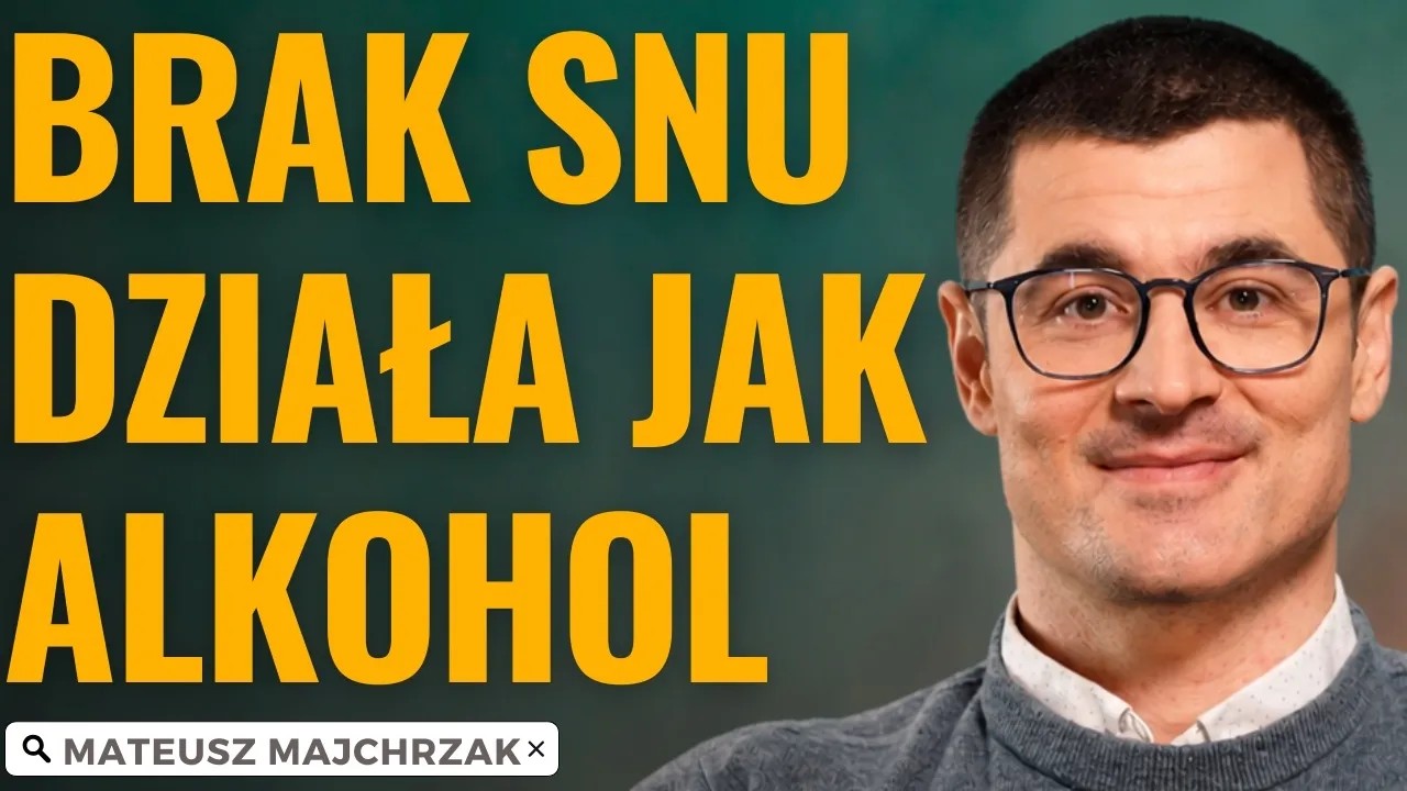 Brak snu działa jak alkohol
