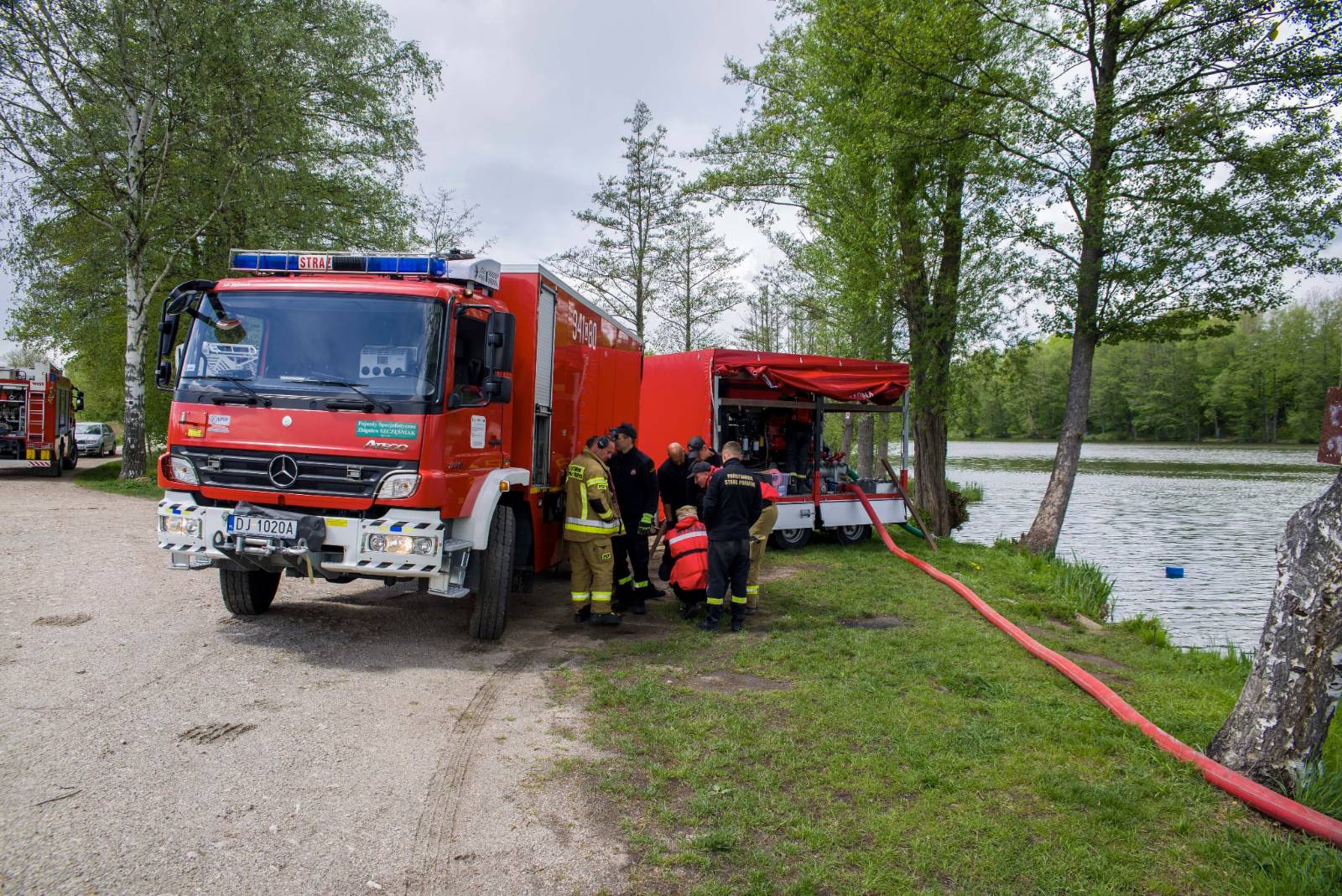 Wąż strażacki ma aż 3 kilometry długości!