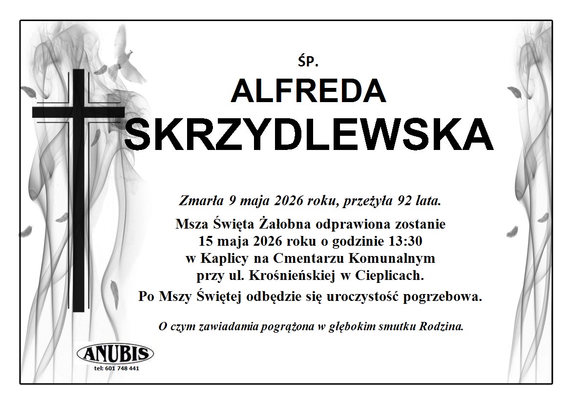 Zmarła Alfreda Skrzydlewska – była nauczycielka SP 6 w Jeleniej Górze