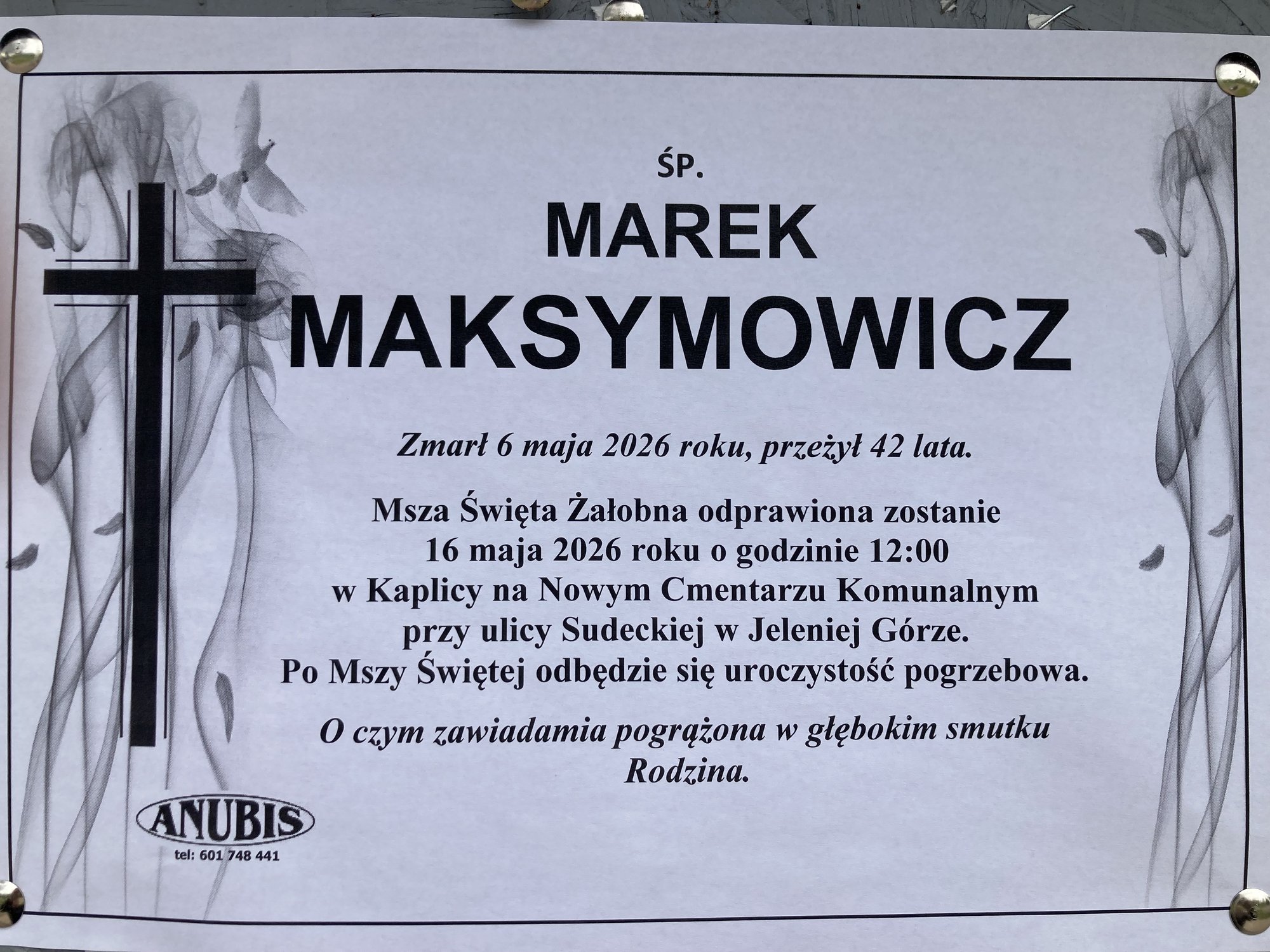 Zmarł Marek Maksymowicz