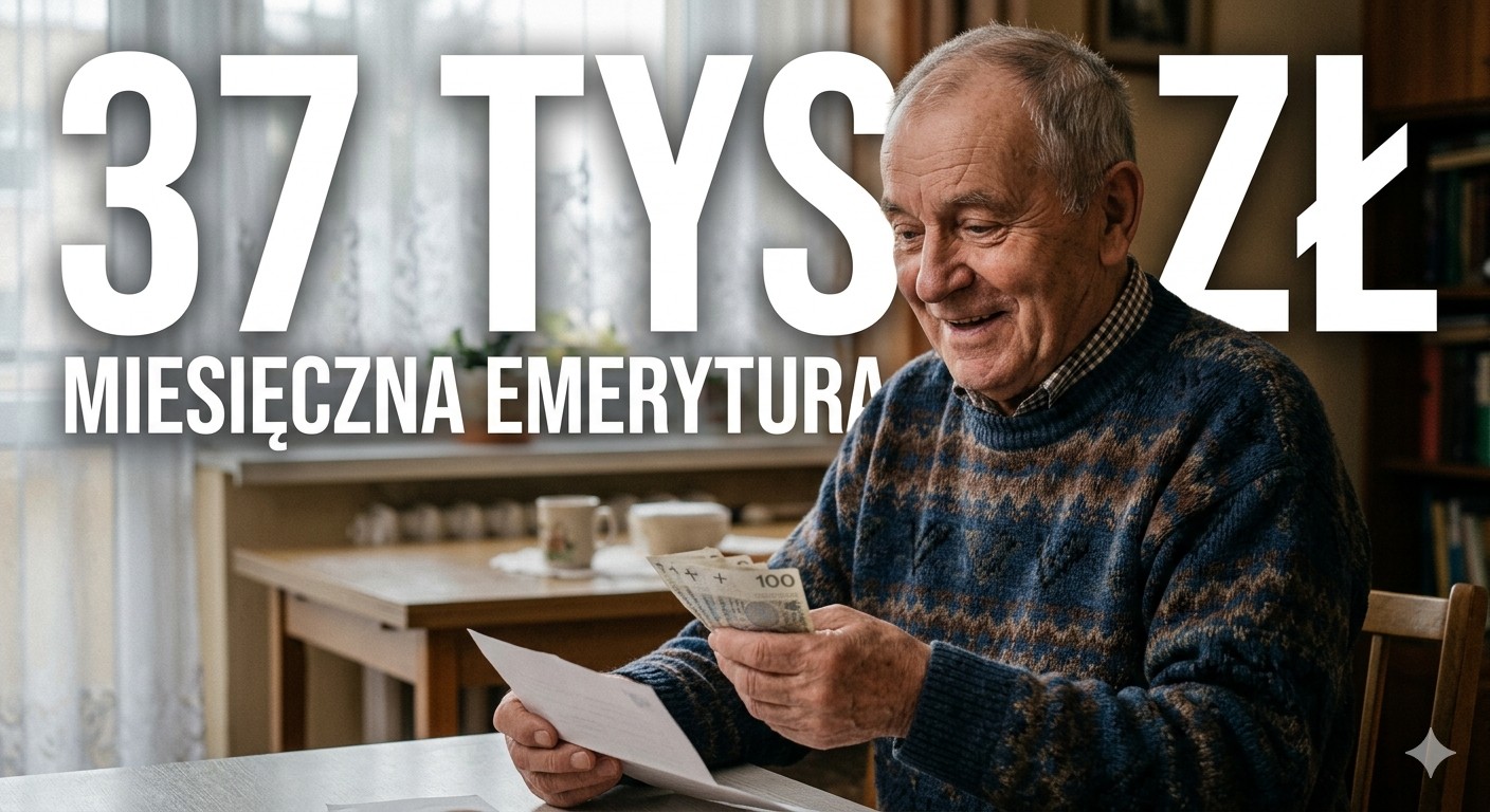 37 tys. zł emerytury – żyć, nie umierać