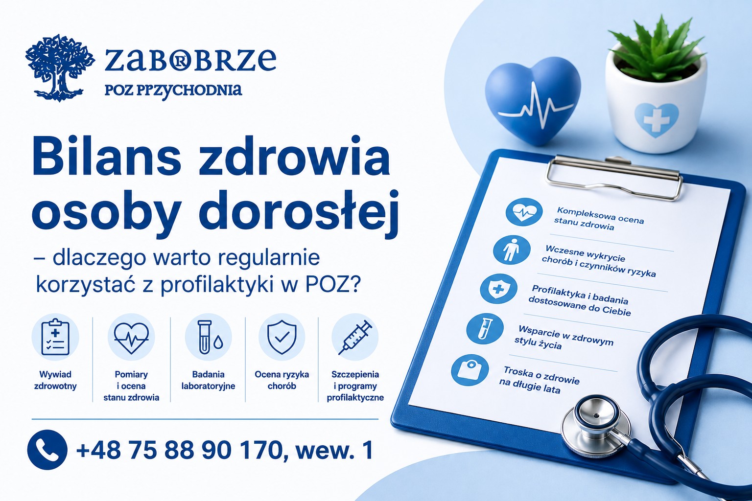 Bilans zdrowia osoby dorosłej – dlaczego warto regularnie korzystać z profilaktyki w POZ?