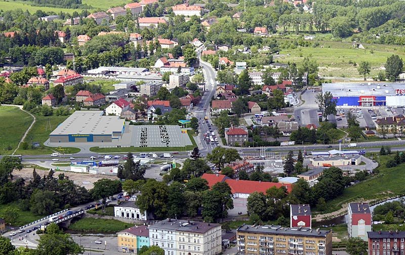 To samo miejsce z lotu ptaka – jutro. Wizualizacja.