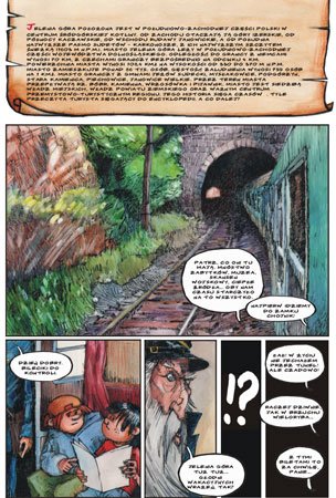 Tak wygląda pierwsza strona komiksu o dziejach Jeleniej Góry.