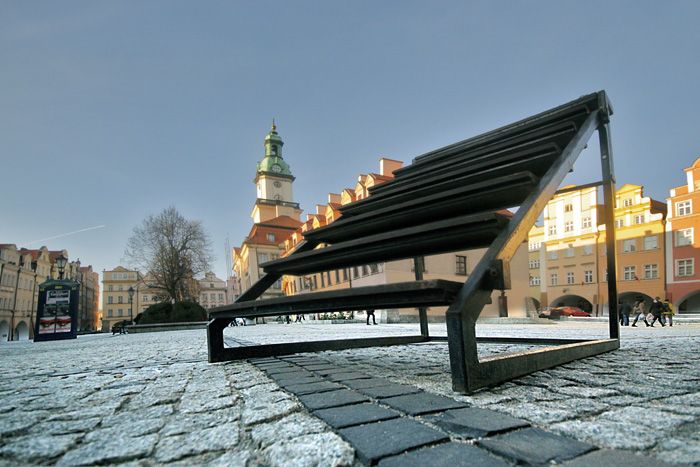 Plac Ratuszowy podczas wczorajszego montażu sceny, na której wystąpią