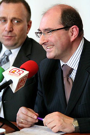 Grzegorz Schetyna i Marek Obrębalski.