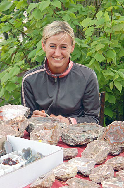 Wspaniałe dzieła natury na tarasie Muzeum Przyrodniczego.