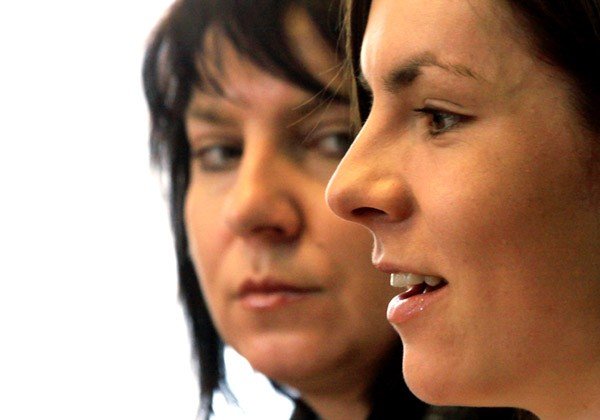 Maja Włoszczowska i Katarzyna Młodawska, szefowa wydziału promocji magistratu.