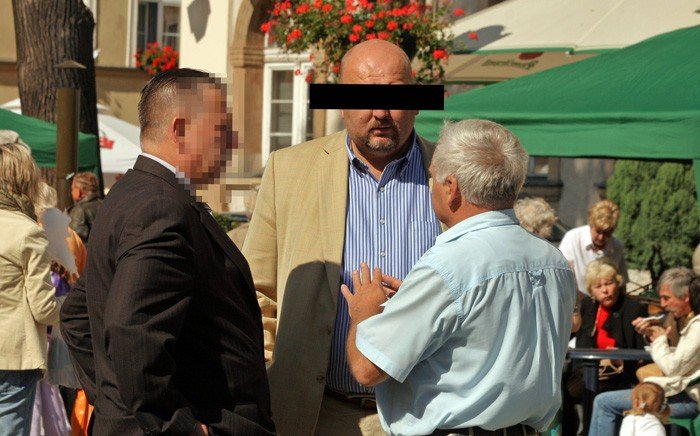 Leszek G. podczas ubiegłorocznych targów ekologicznych w Jeleniej Górze.