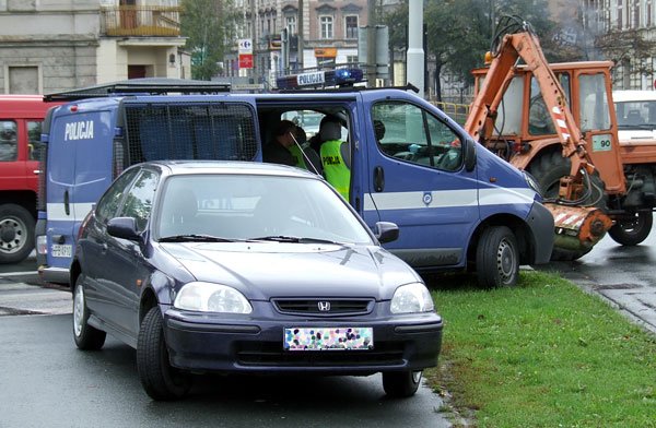 Na miejscu zdarzenia szybko pojawiła się policja.