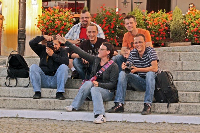 Cześć uczestników tegorocznego Fotoruszenia podczas wczorajszego spotkania organizacyjnego z Agnieszką Romanowską.