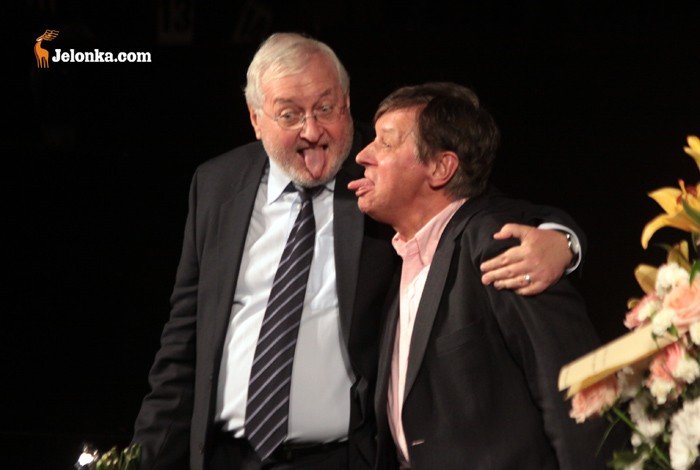 Andrzej i Janusz Zaorscy po dzisiejszej premierze.