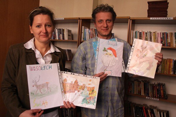 Joanna Cichosz–Nowak i Maciej Woliński z pierwszymi dostarczonymi pracami