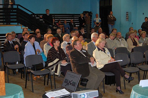 Sobieszowianie podczas środowej debaty.