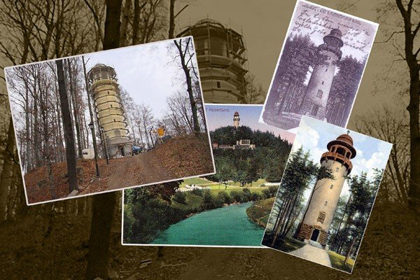 Wieża na Wzgórzu Krzywoustego w jesiennej fazie remontu oraz jej historyczne zdjęcia. Czy w stulecie budynku uda się nawiązać do jego najlepszych tradycji?