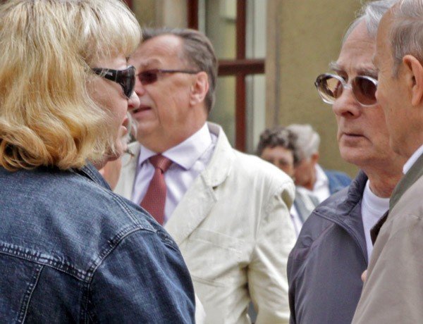 Elżbieta Zakrzewska z Józefem Pawłowskim – 1 maja 2010.