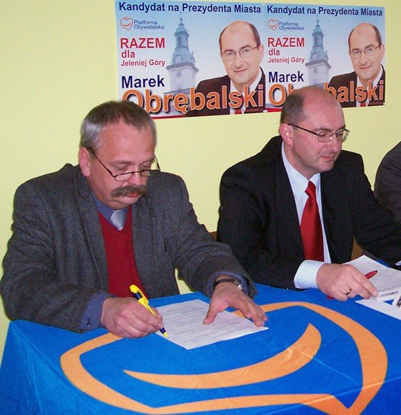 Barwy kampanii: jesień 2006 roku i Marek Obrebalski z Marcinem Zawiłą jako sojusznicy.