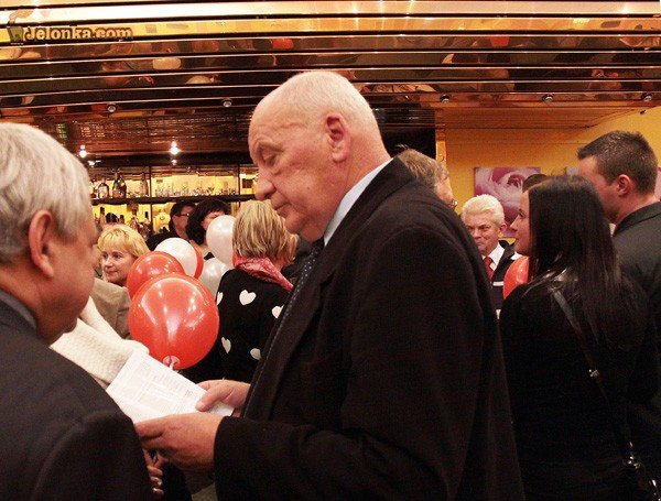 Jerzy Grygorcewicz na konwencji wyborczej SLD. Jelenia Góra, listopad 2010.