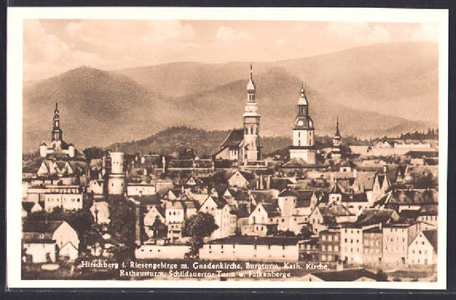 Jelenia Góra w pełni rozkwitu lat międzywojennych.