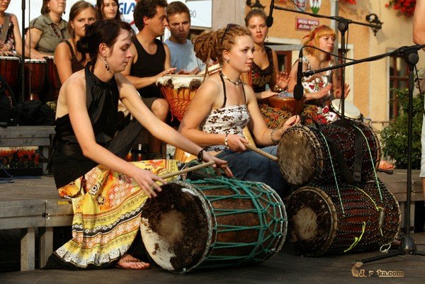Pamiątka z wielkiego bębnienia na 900–lecie miasta. Sierpień 2008 rok.