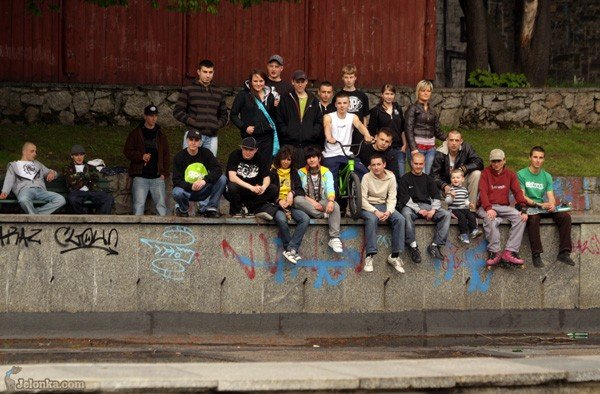 Fontanna musi zostać – mówili nam młodzi ludzie. 20 maja 2010 rok.