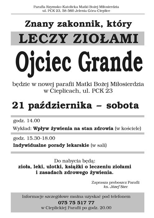 Szczegóły – na plakacie.