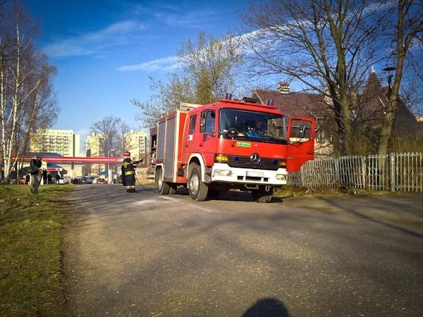 palia-sie-trawa-przy-zameczku-i-blisko-stacji-paliw-39538