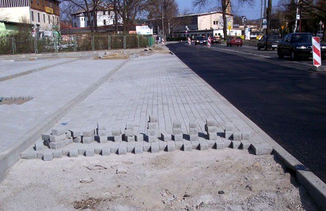 Tak przez najbliższe dni będzie wyglądał krajobraz na Dworcowej.
